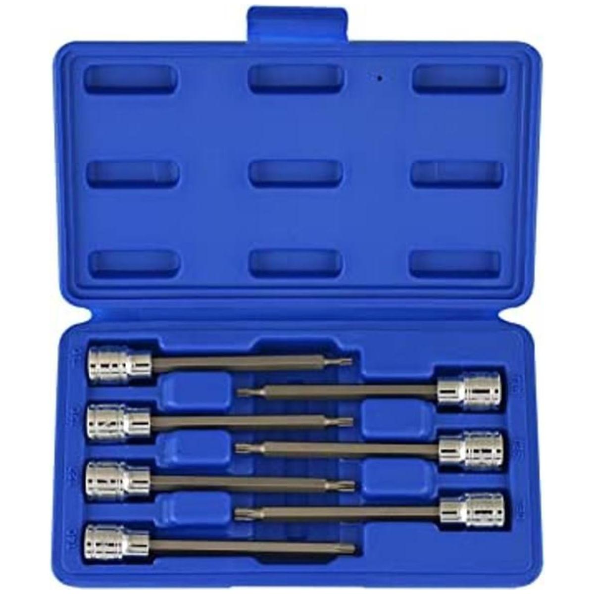 Juego de llaves Torx Star extra largas