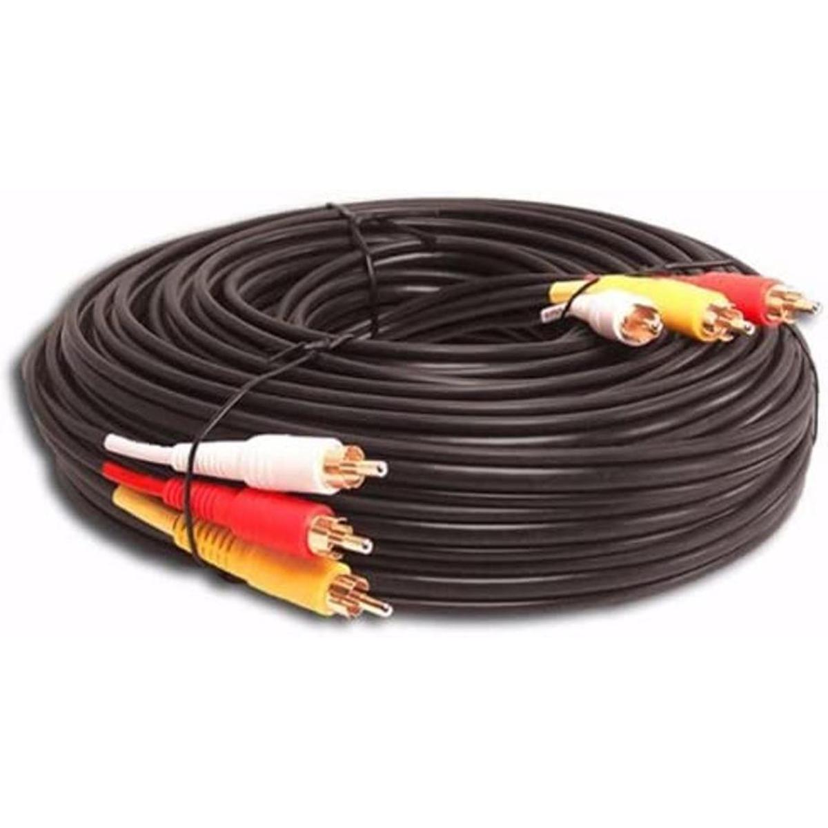 Cable de audio y video RCA 3