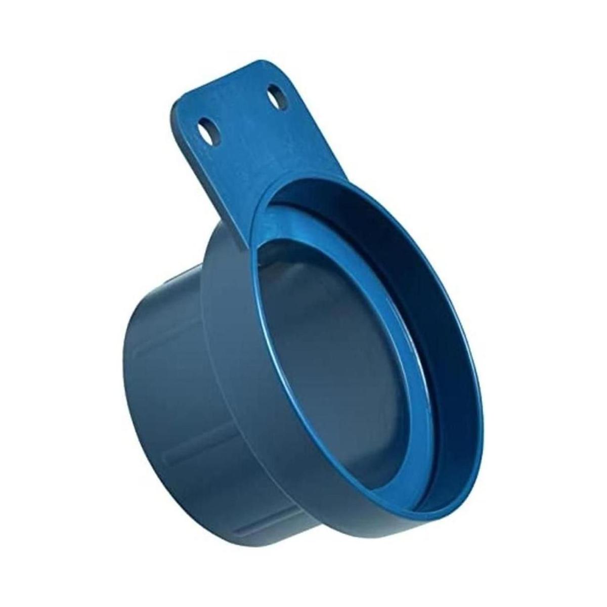 Adaptador de manguera de aspiradora azul