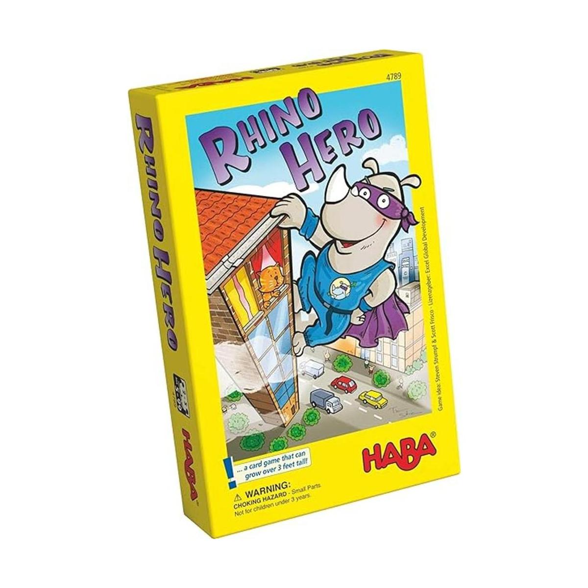 Haba Rhino Hero, juego de cartas para niños