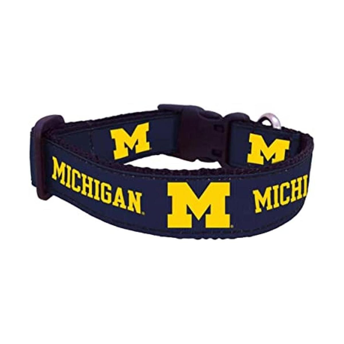 Collar para perro NCAA Michigan Wolverines