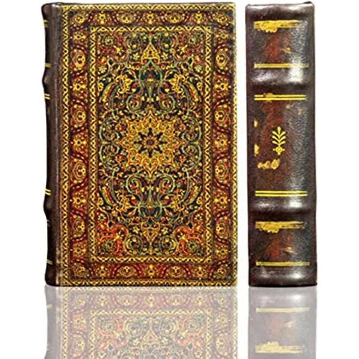 Caja de libro de estilo persa decorativa secreta