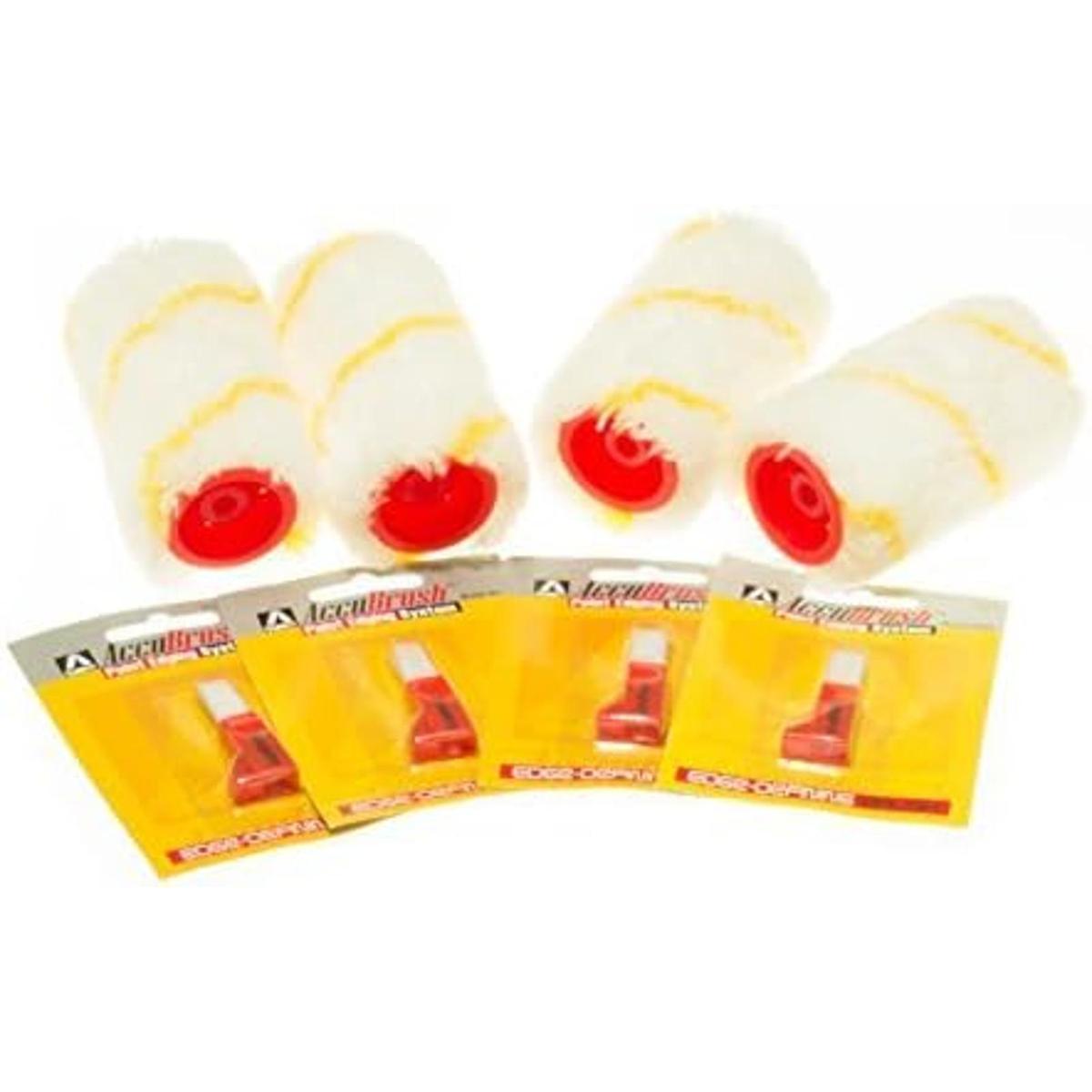 accubrush Refill Kit 4 rodillos, 4 cepillos