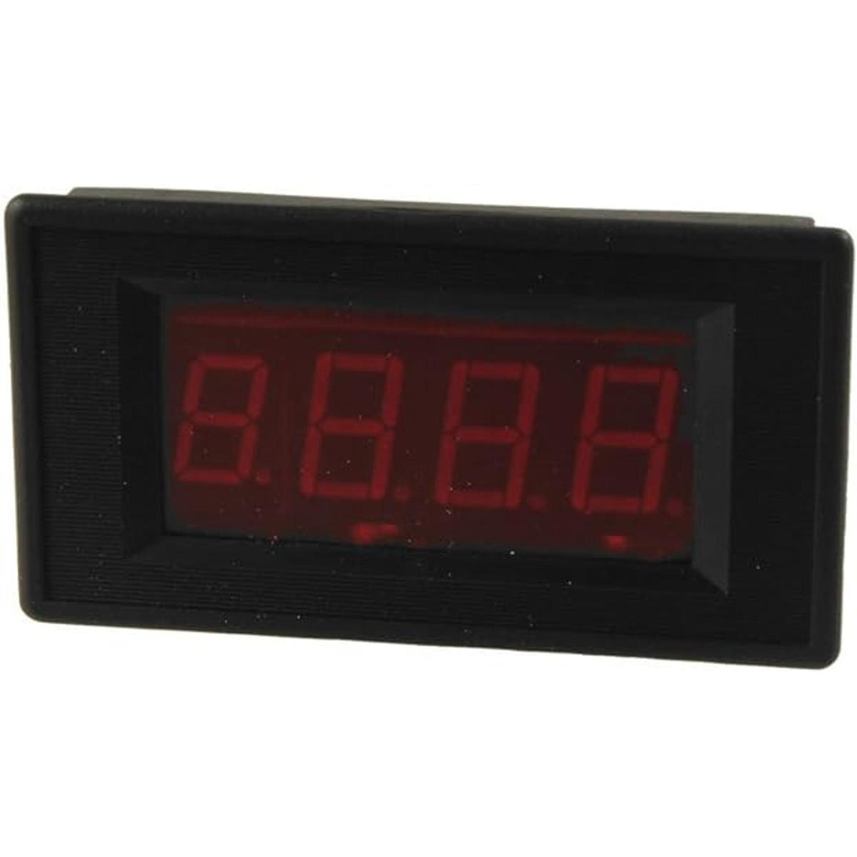 voltímetro LED rojo
