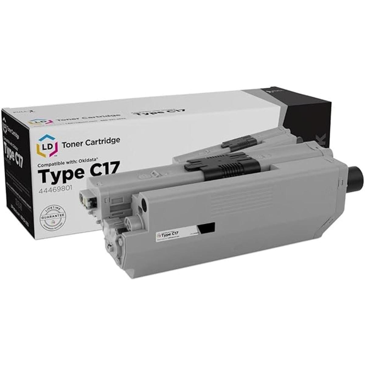 Cartucho de tóner láser negro compatible LD Okidata