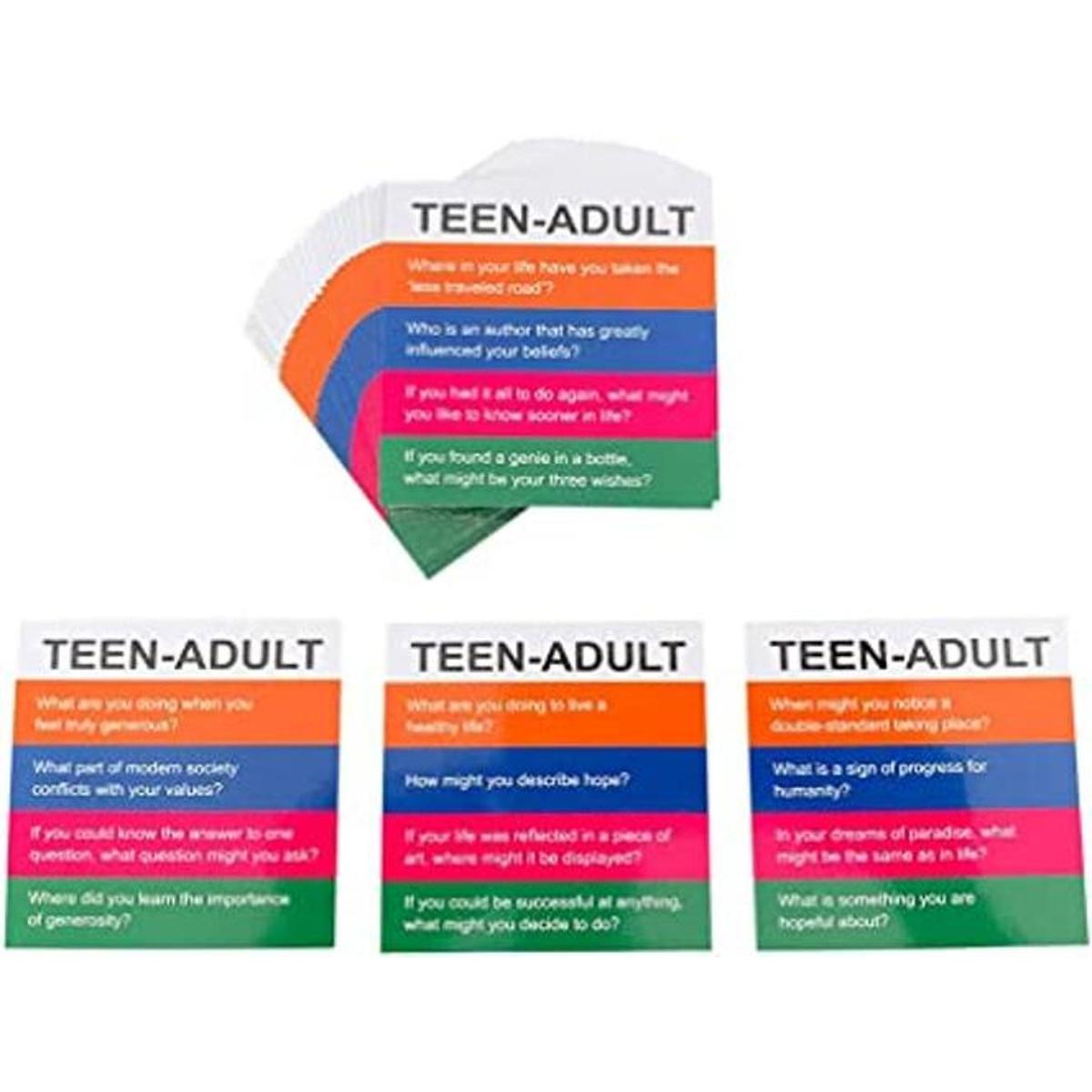 Baraja de cartas de Principios, Valores y Creencias para Adolescentes