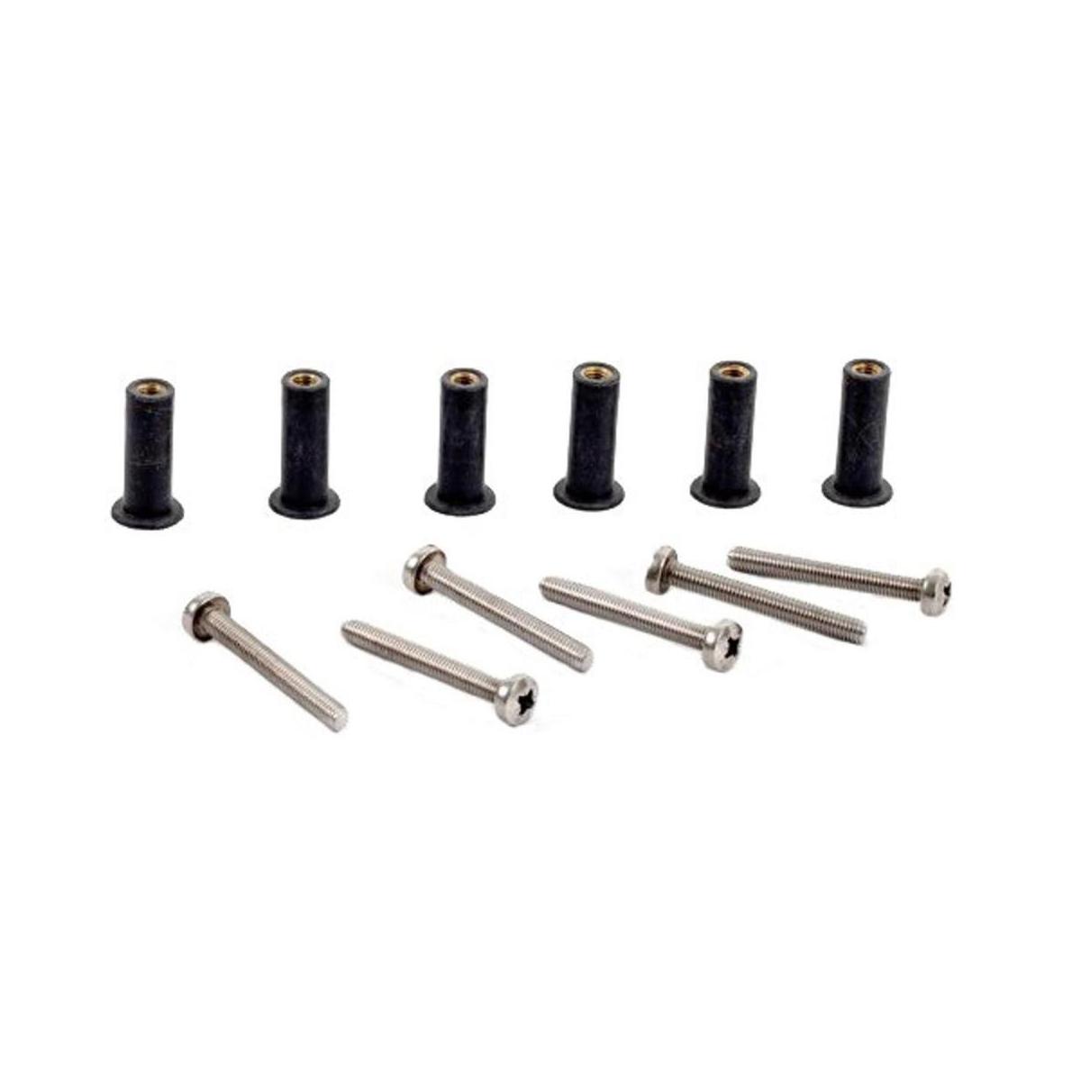 Tornillos de neopreno y acero inoxidable