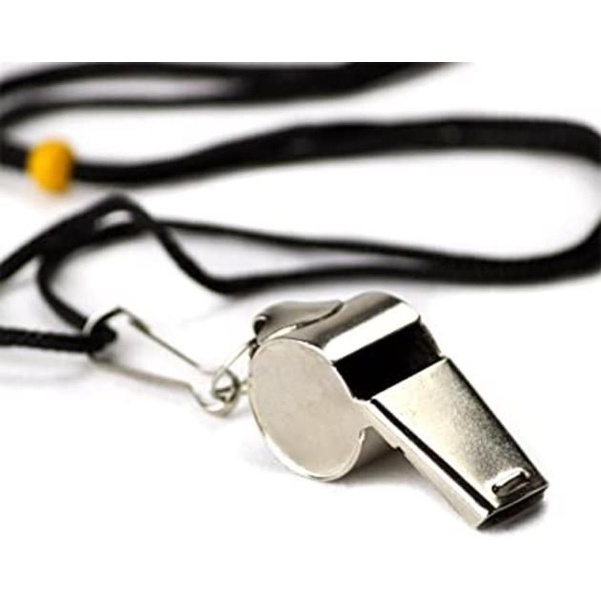 silbato entrenador acero inoxidable