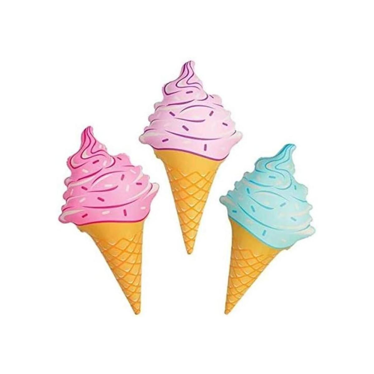 conos de helado inflables