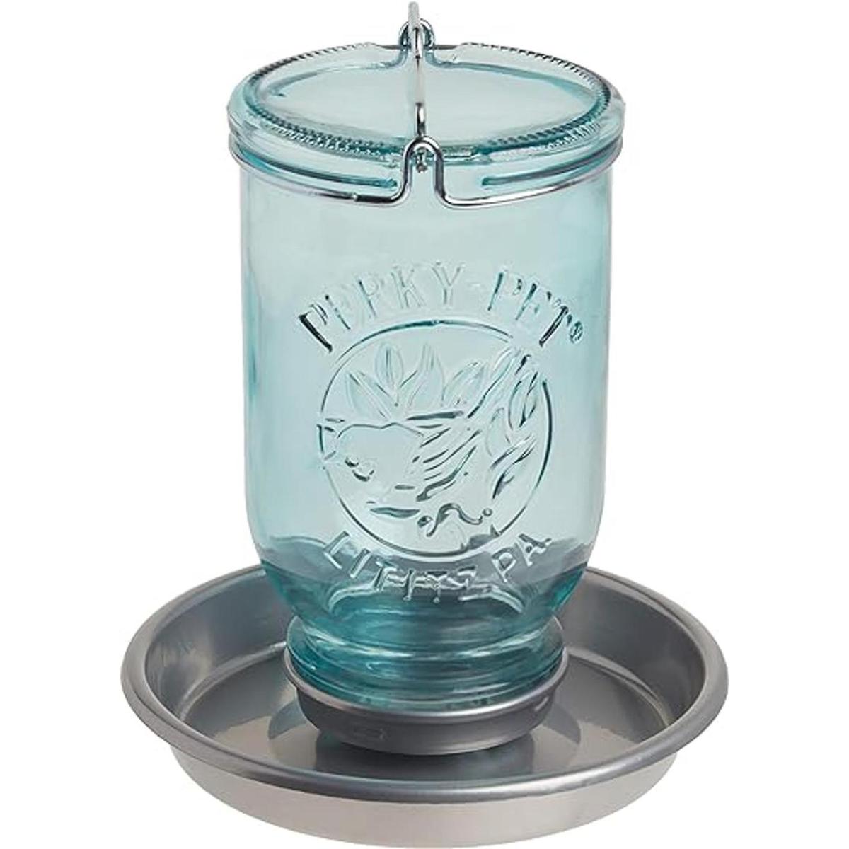 PerkyPet 1 tarro Mason Wild Bird Waterer