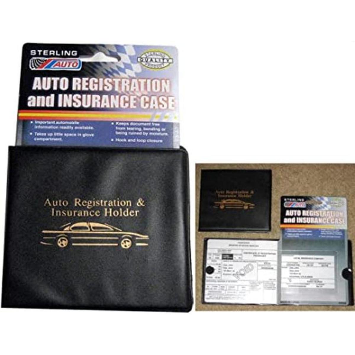 Funda cartera negra para documento
