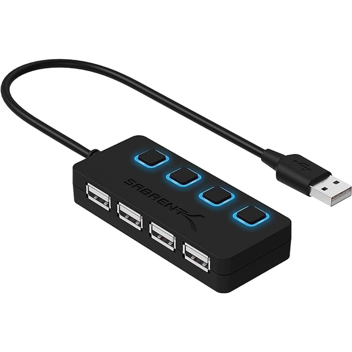 Sabrent HUB 4 Puertos USB 2.0