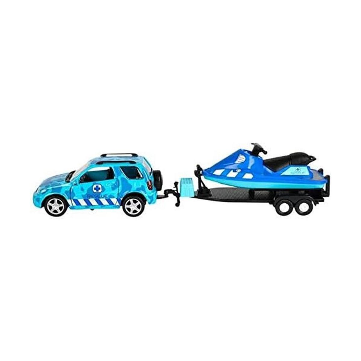 Rhode Island Novelty Aquatic 4 x 4 con remolque y moto acuática