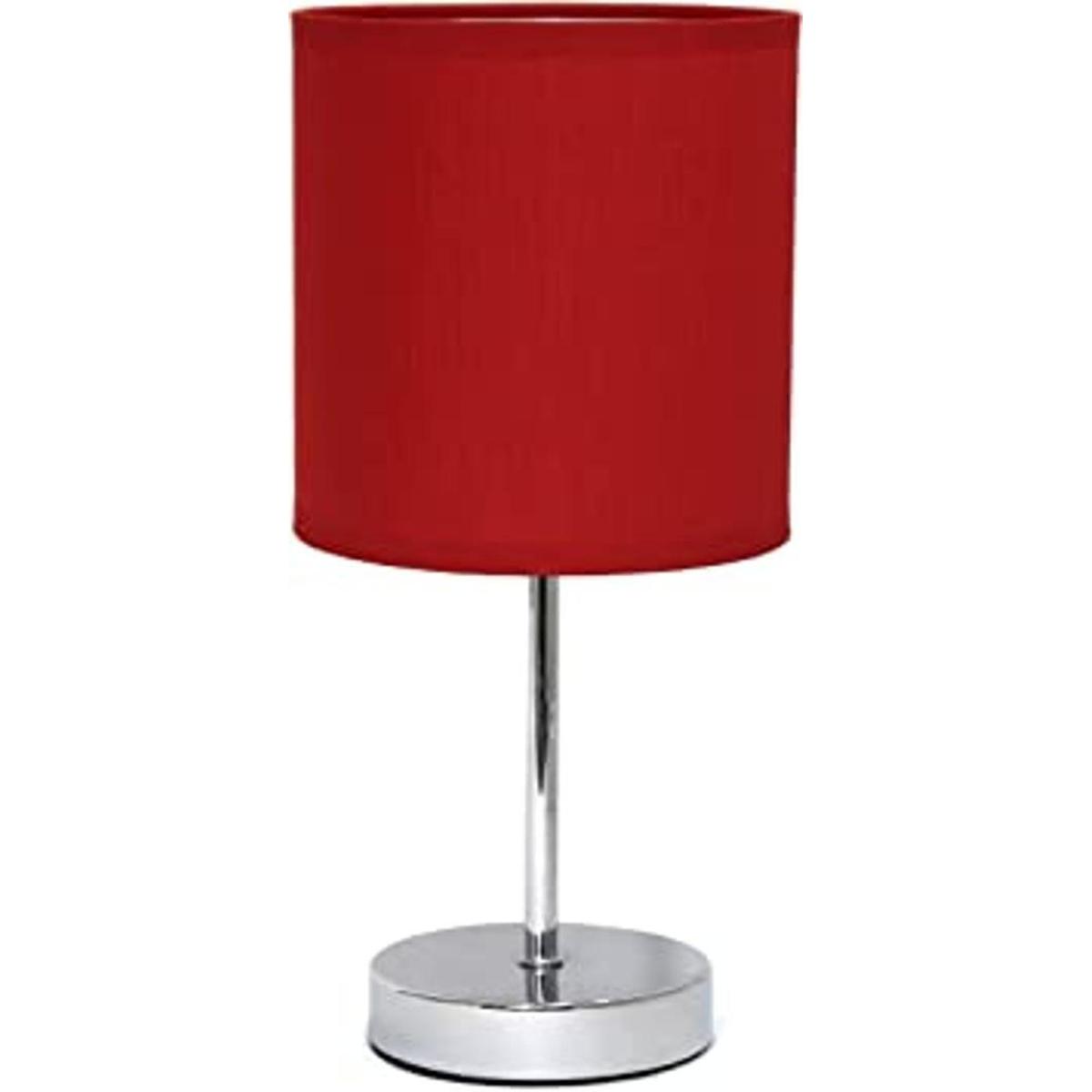 Mini lámpara de mesa cromada