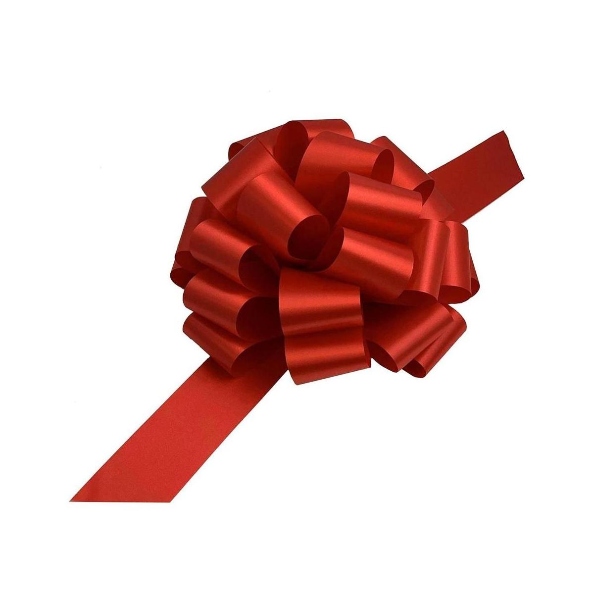 Cinta roja grande para moños para regalos de Navidad
