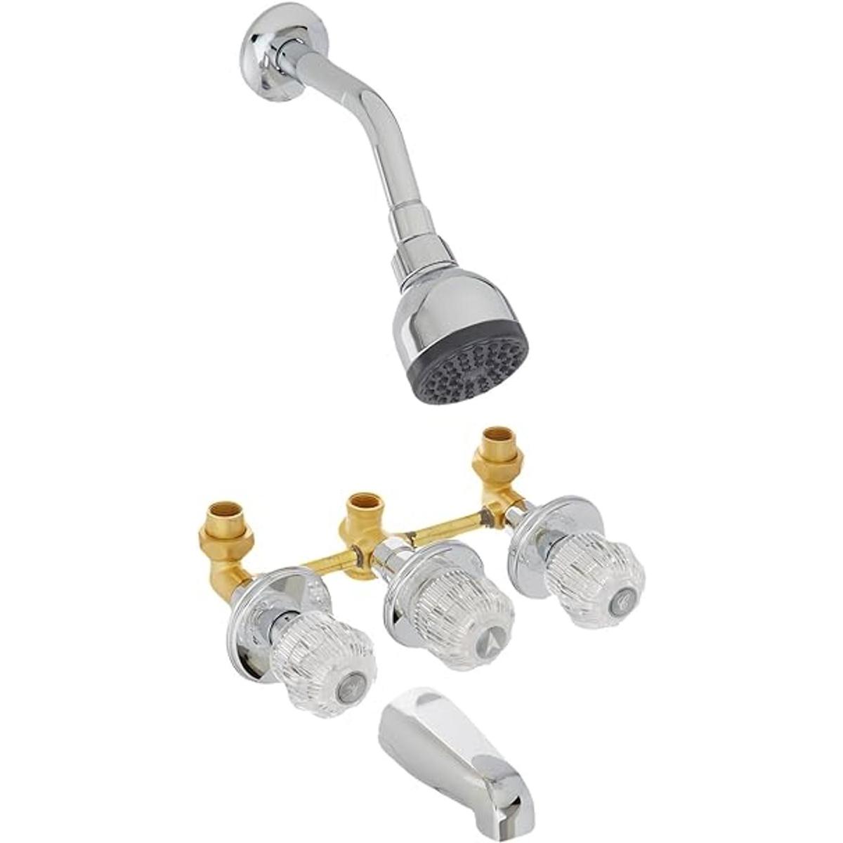 Juego de grifo de bañera y ducha Homewerks