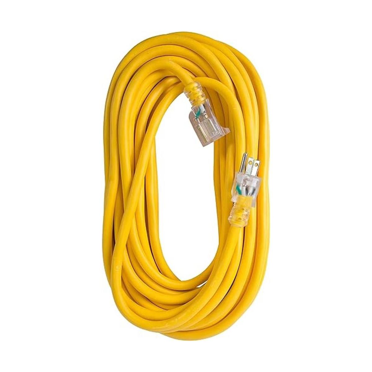 cable de extensión amarillo