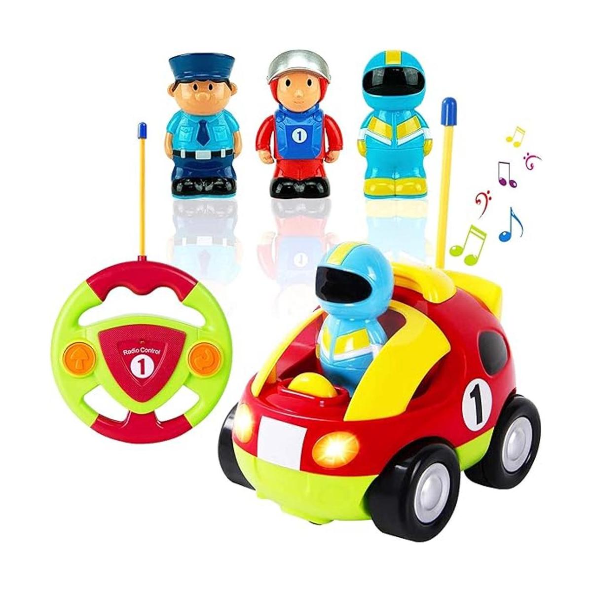 juguete de auto de carrera a radio control