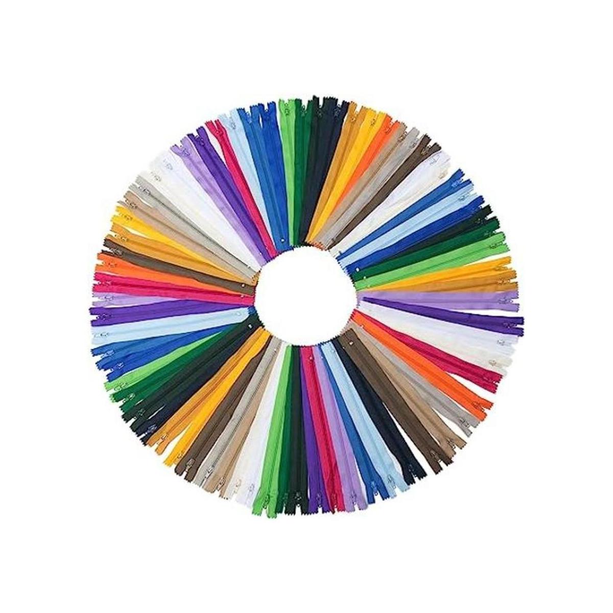 Cremalleras de nailon YAKA 60 unidades