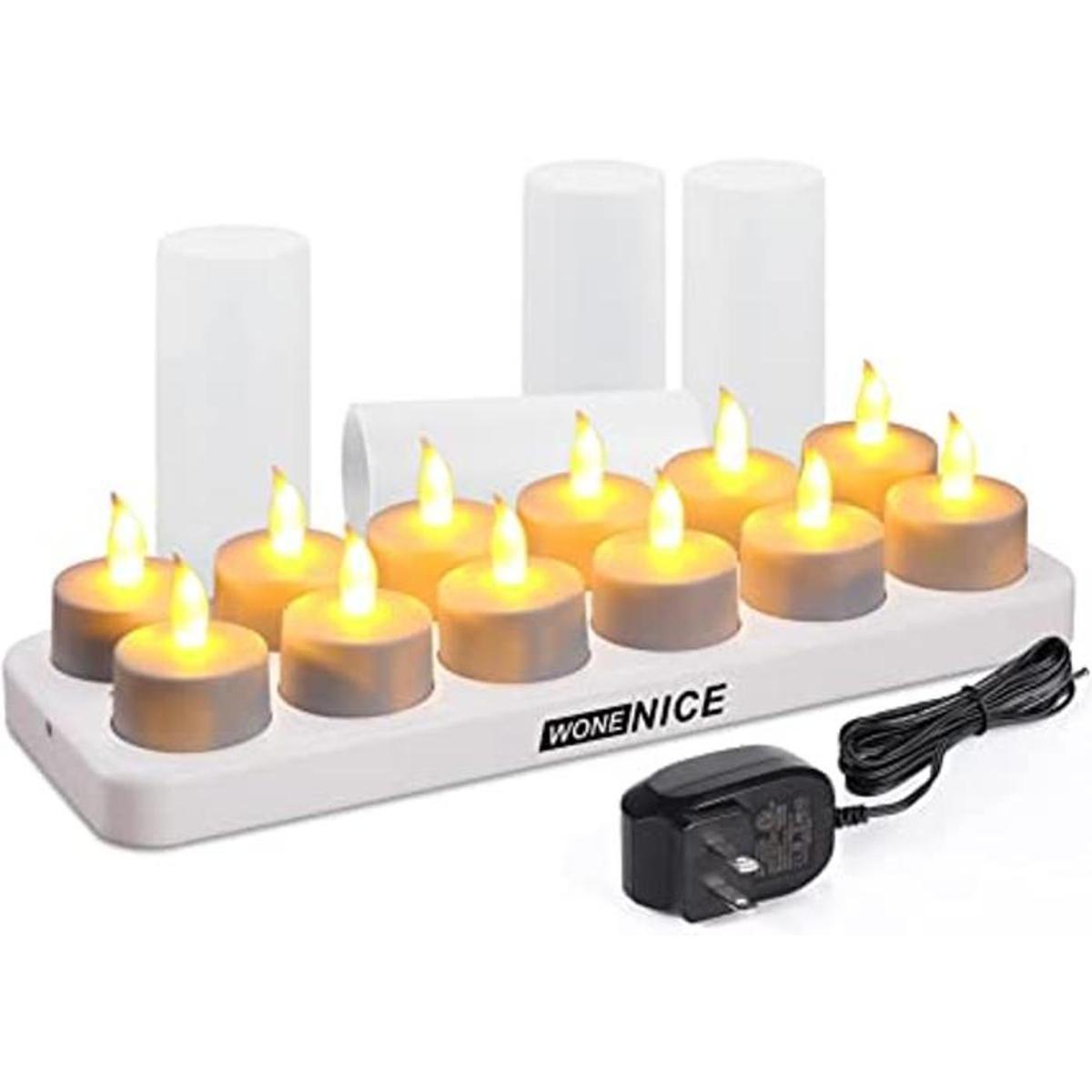 Velas de té recargables