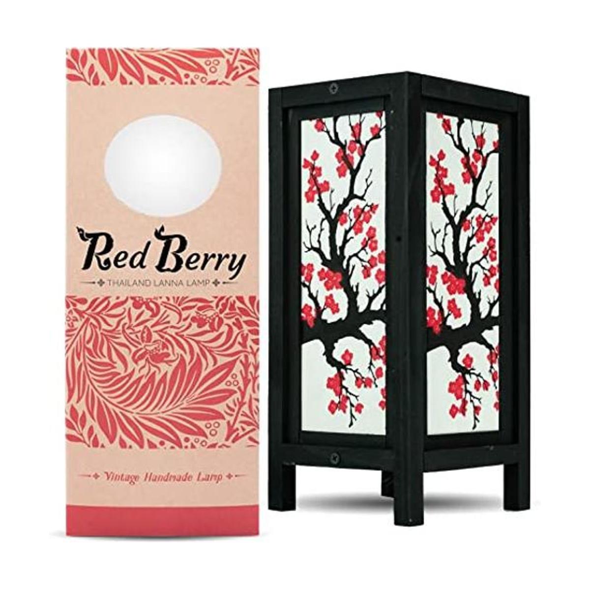 Lámpara de mesa del cerezo en flor japonés