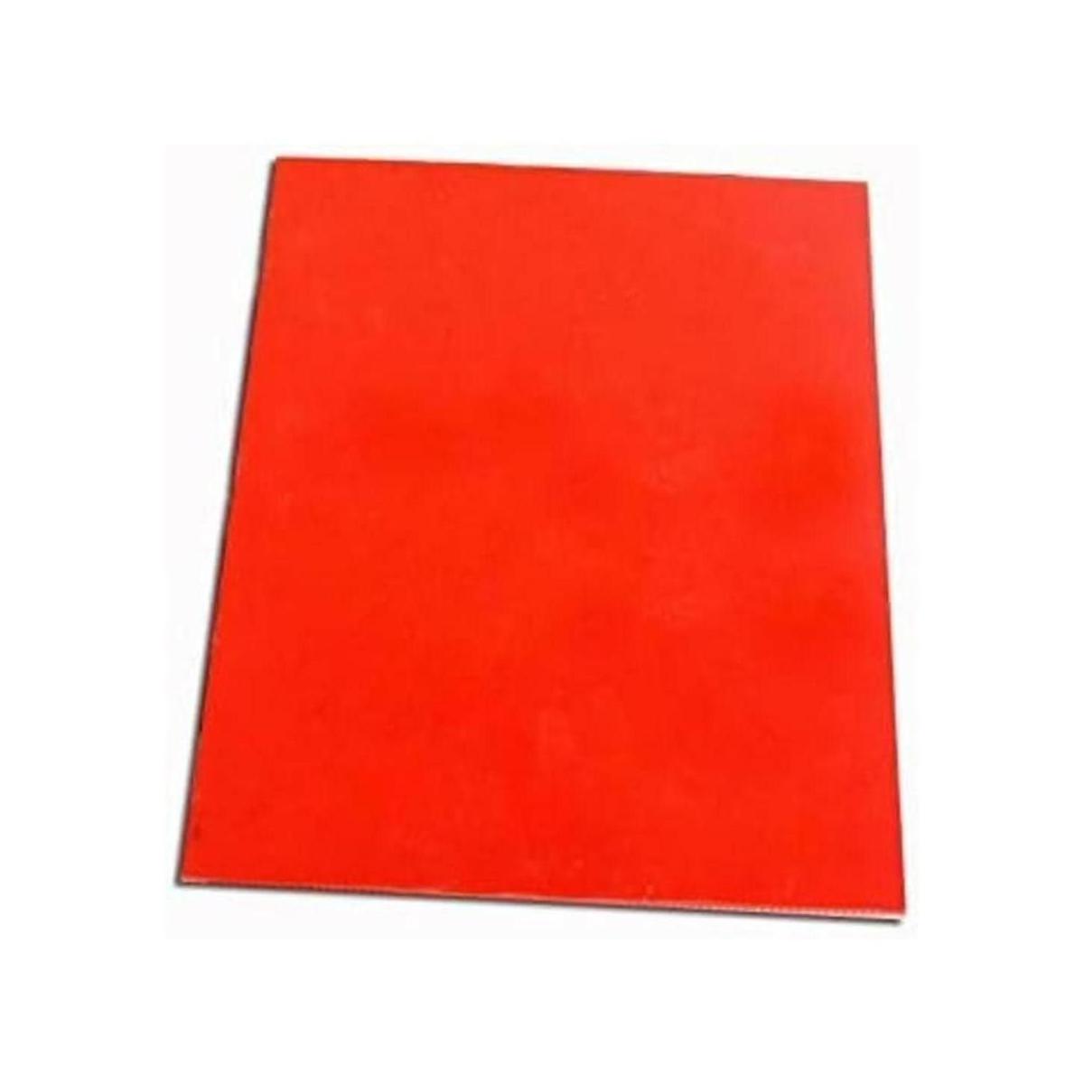 Hoja de sello de goma naranja para máquina de grabado láser