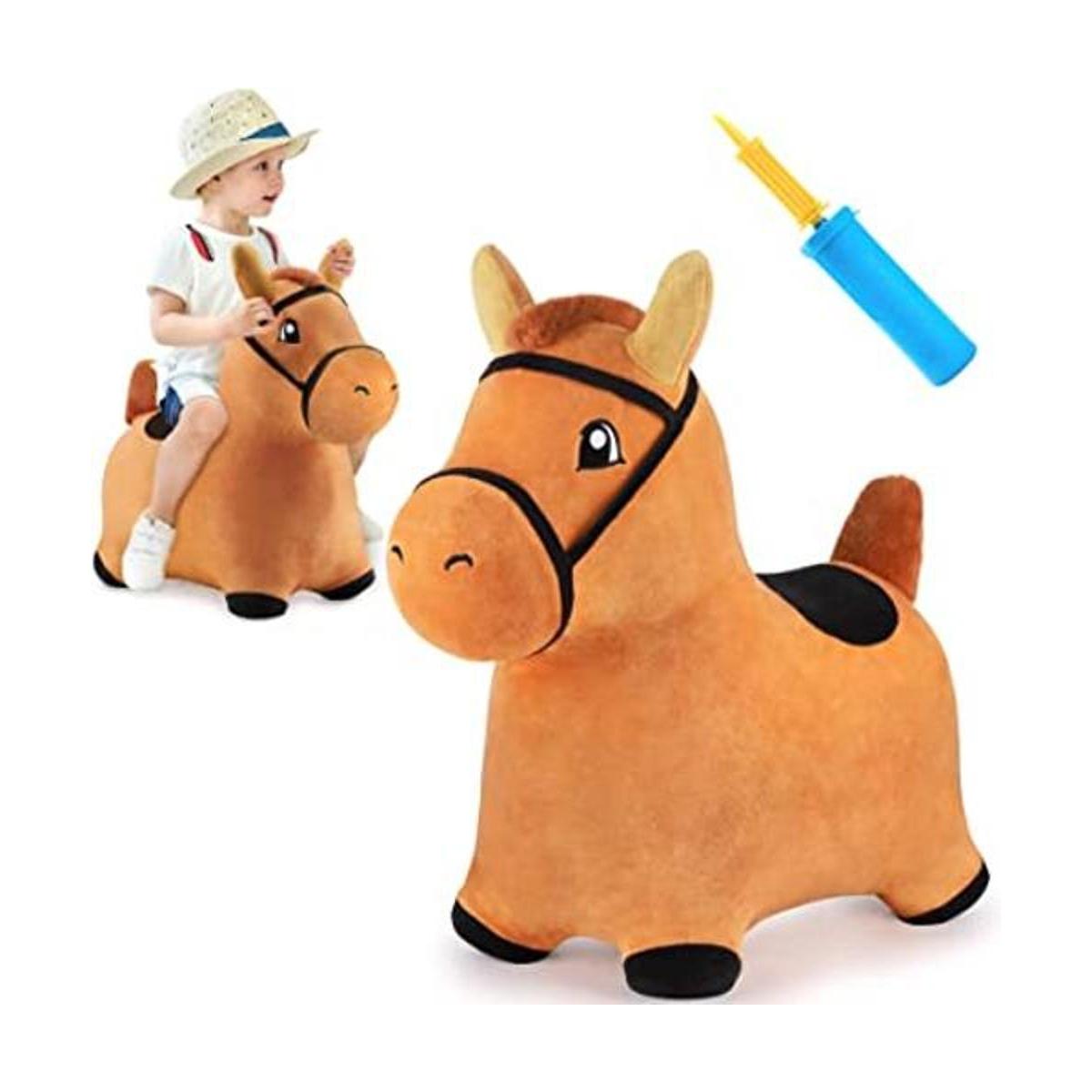 juguetes de felpa de caballo para cabalgar
