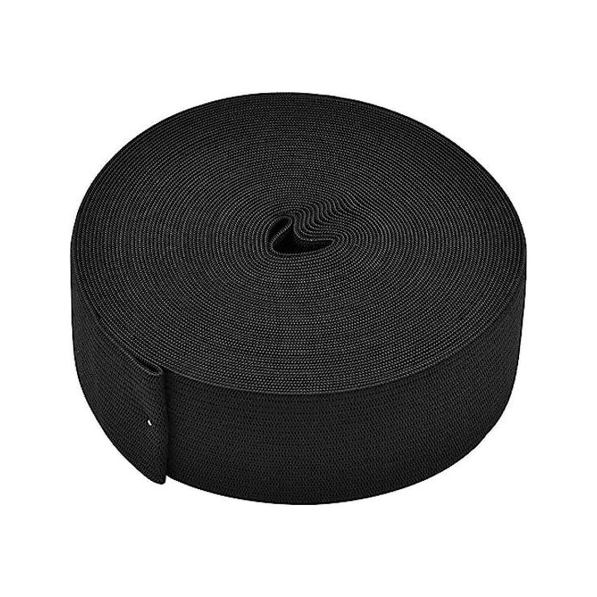 carrete elástico negro