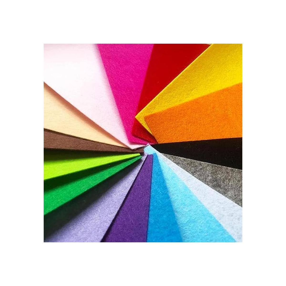 hojas de tela de fieltro colores
