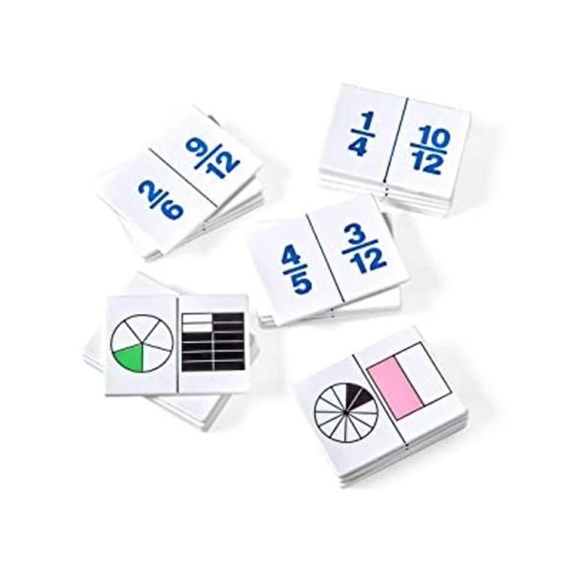 Juego de dominó de fracciones