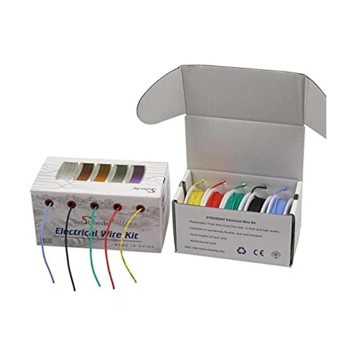Striveday Caja de cables de silicón