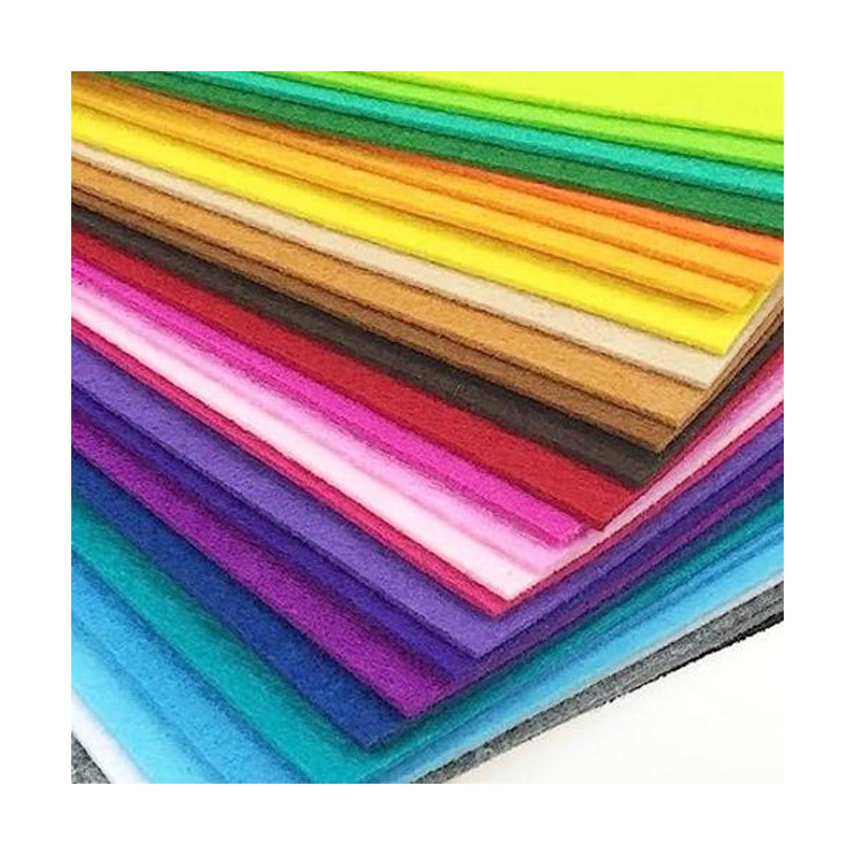 fieltro de varios colores
