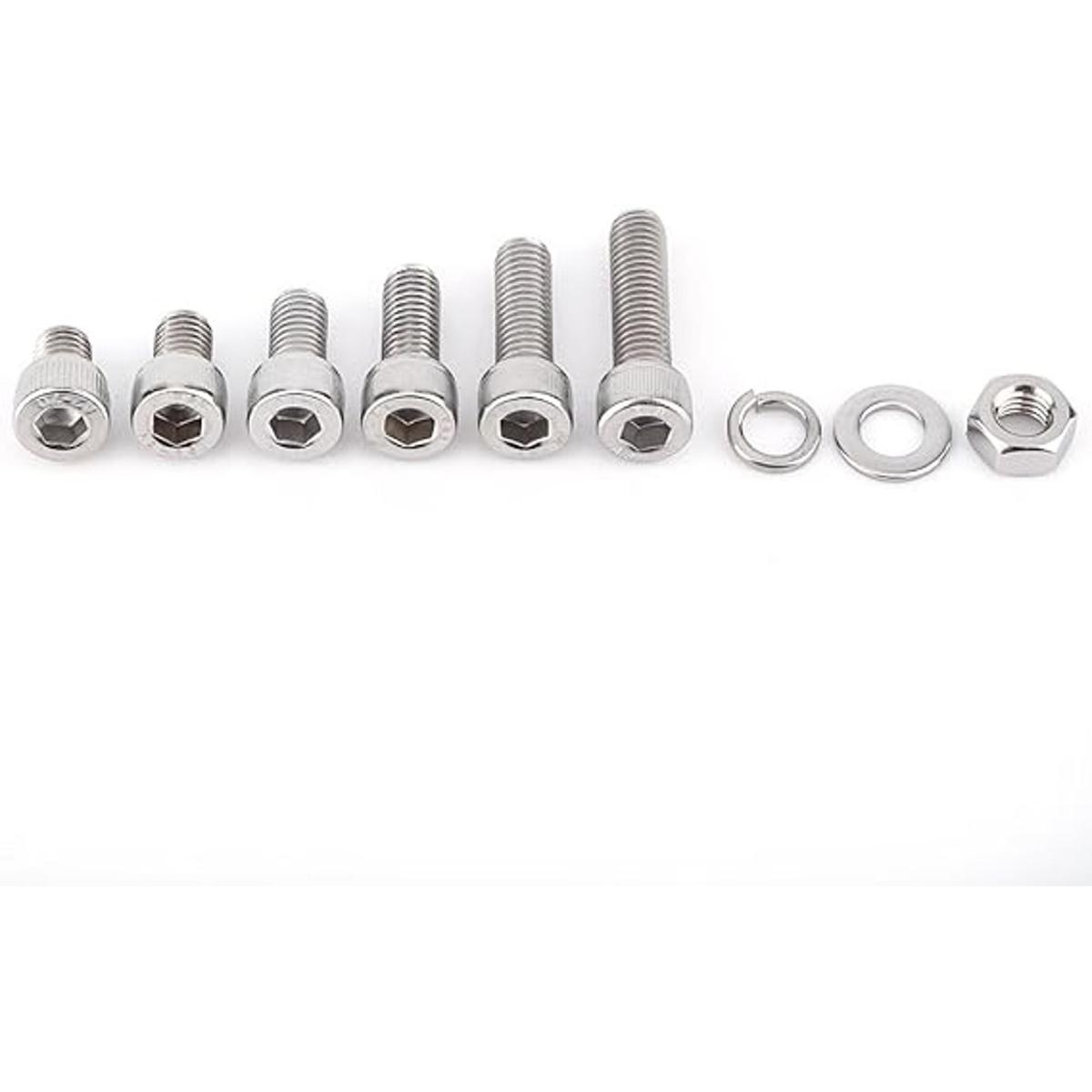 Tornillos de cabeza hexagonal de acero inoxidable
