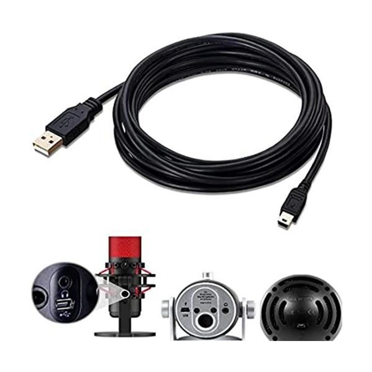 Cable USB largo para micrófono