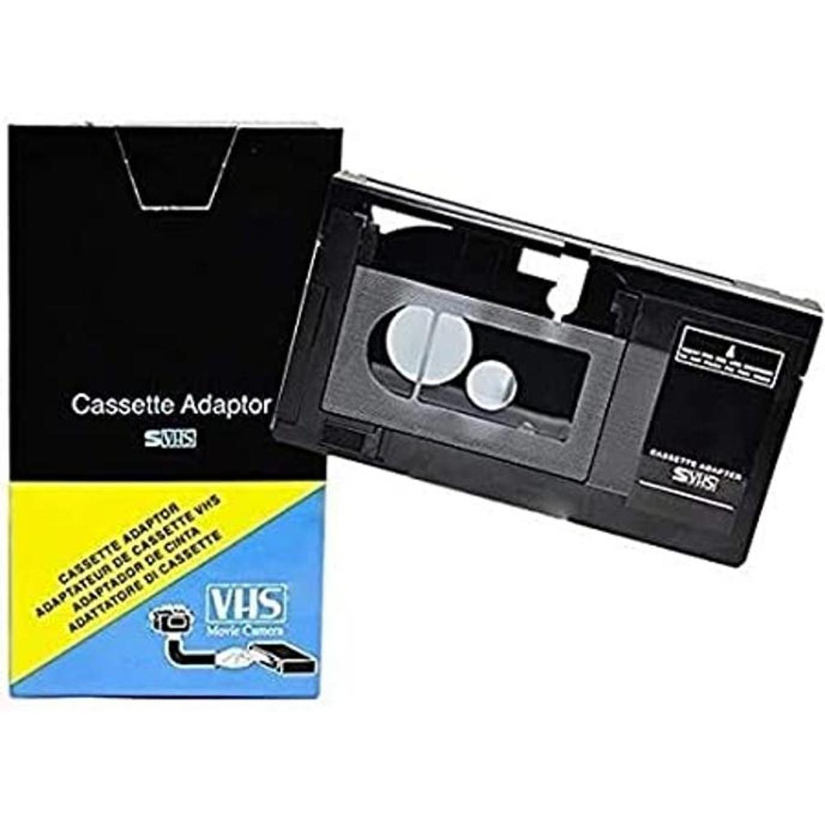 Adaptador de cassette videocámaras svhs VHSC a vhs
