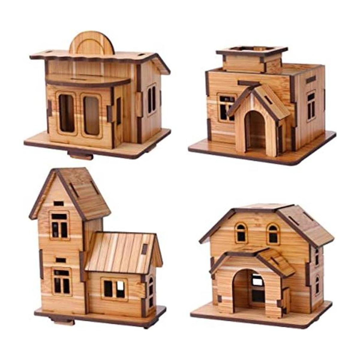 Rompecabezas de madera 3D