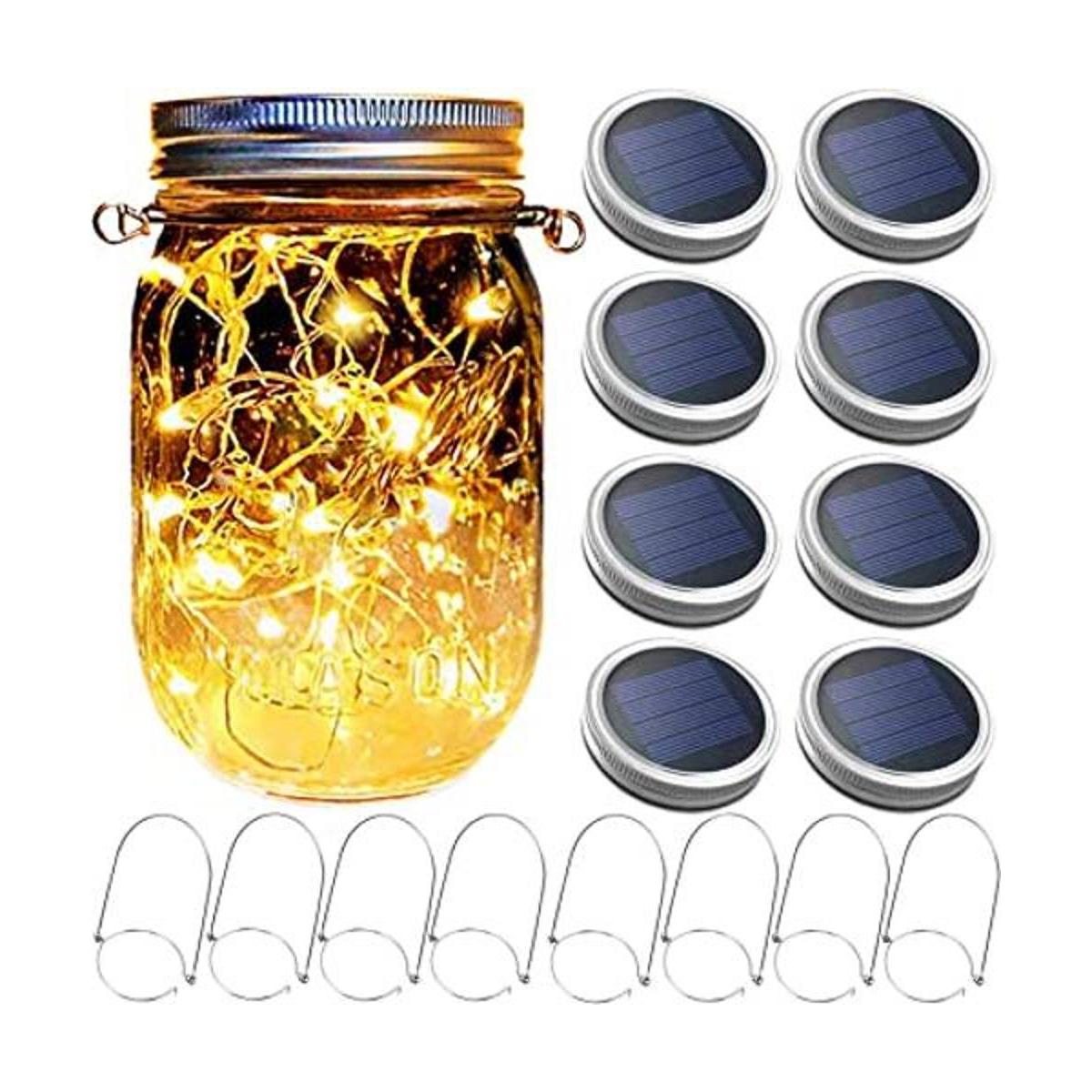 Luces solares para frascos