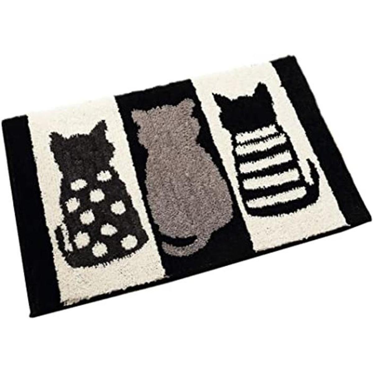 Alfombra de baño para gatos