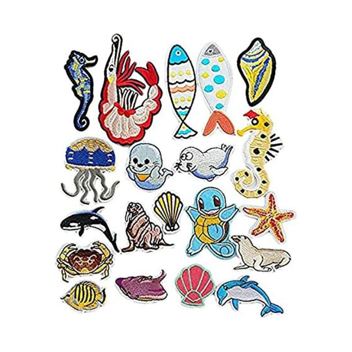 Parches bordados para niños