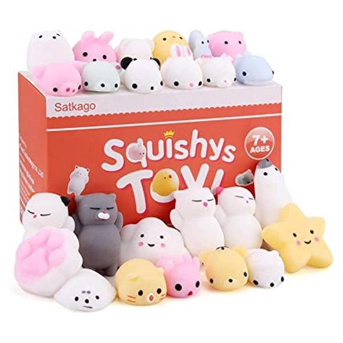 Juguetes miniatura mochi kawaii esponjosos antiestrés