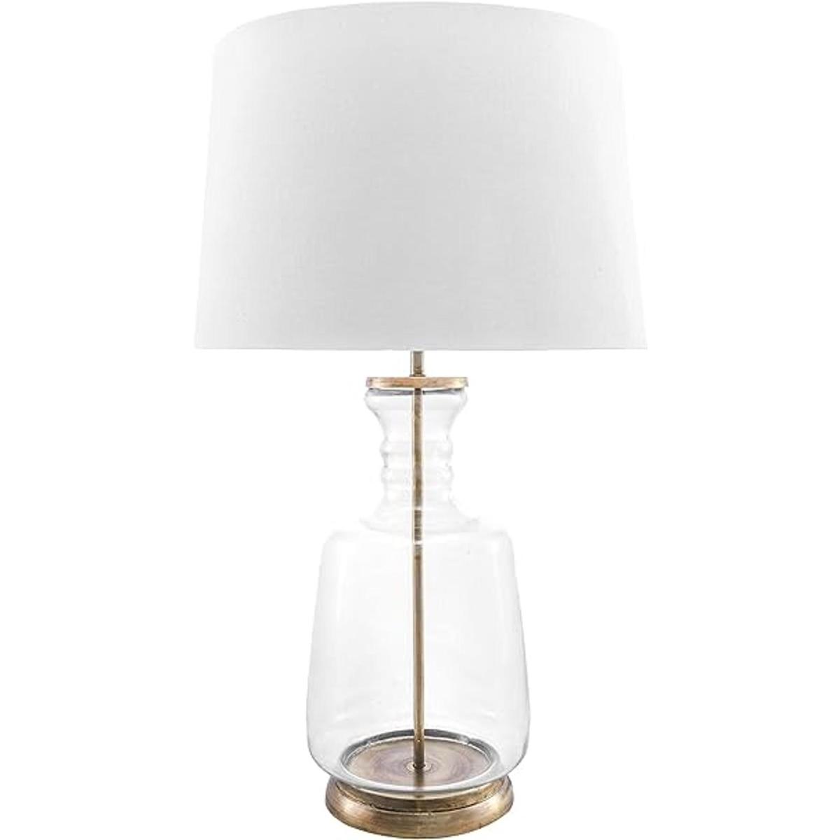 Lámpara de mesa de vidrio