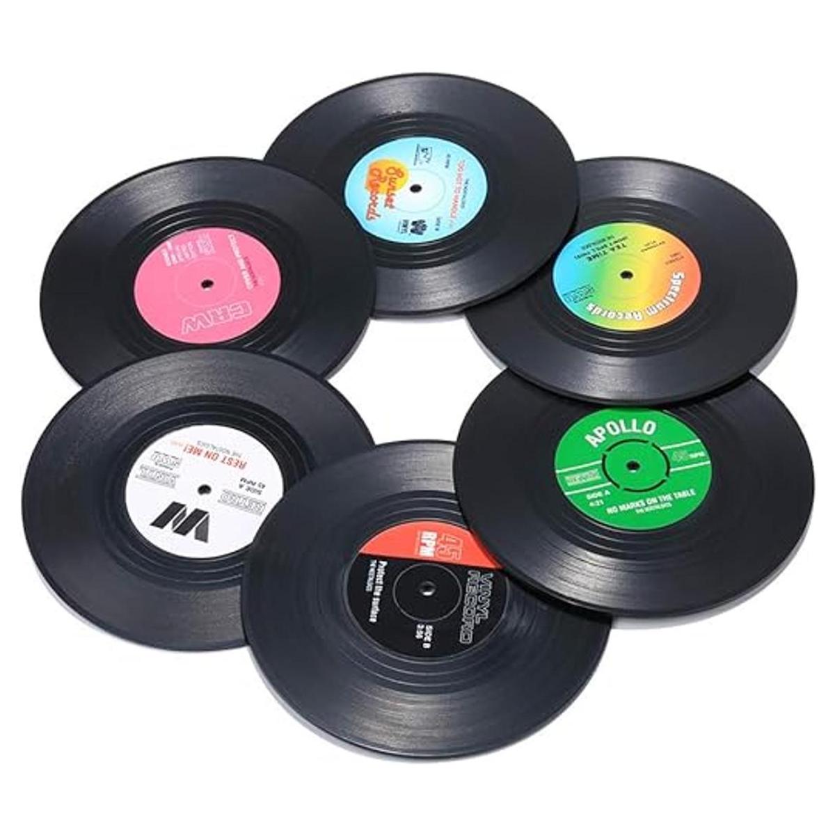Posavasos de disco de vinilo