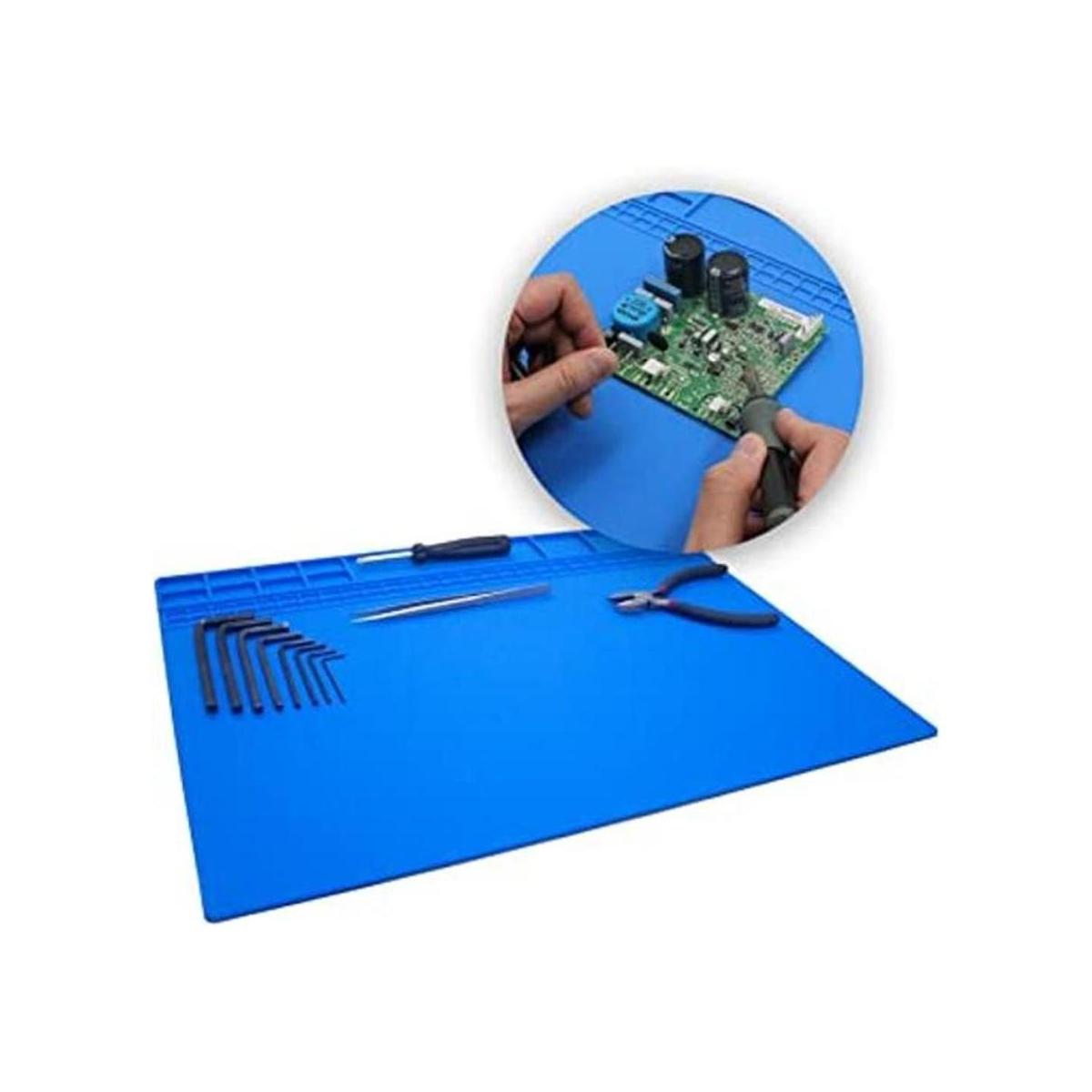 alfombrilla de soldadura grande de silicona resistente al calor