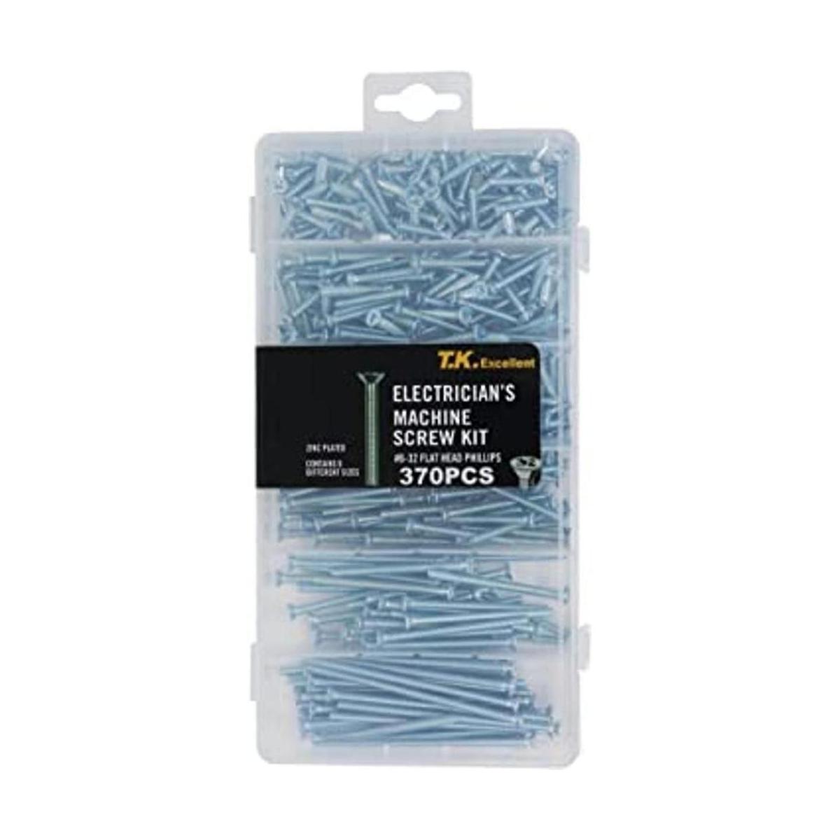 Kit de tornillos para máquinas electricistas