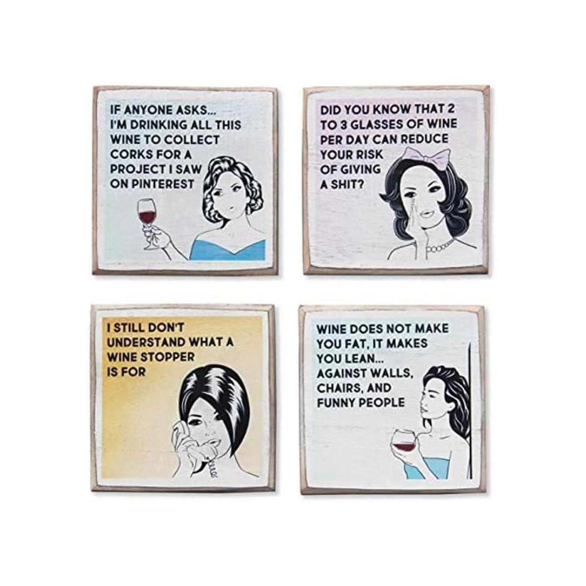 posavasos divertidos para vino