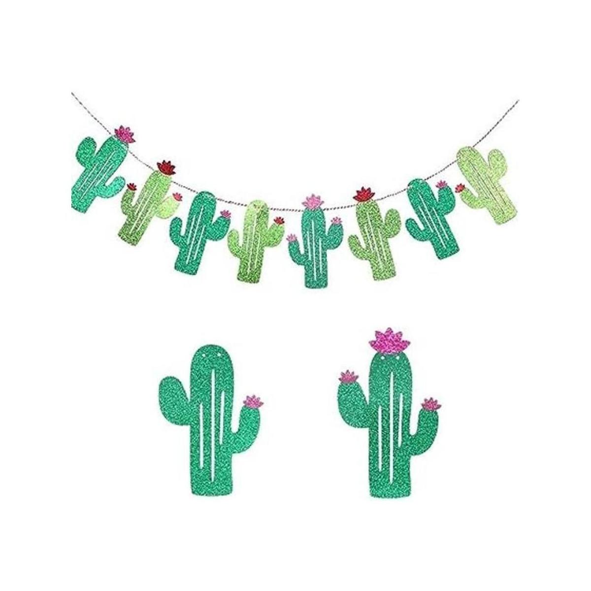 decoración de fiesta de cactus