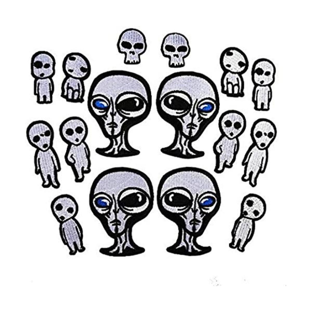 Parches de tela Alien