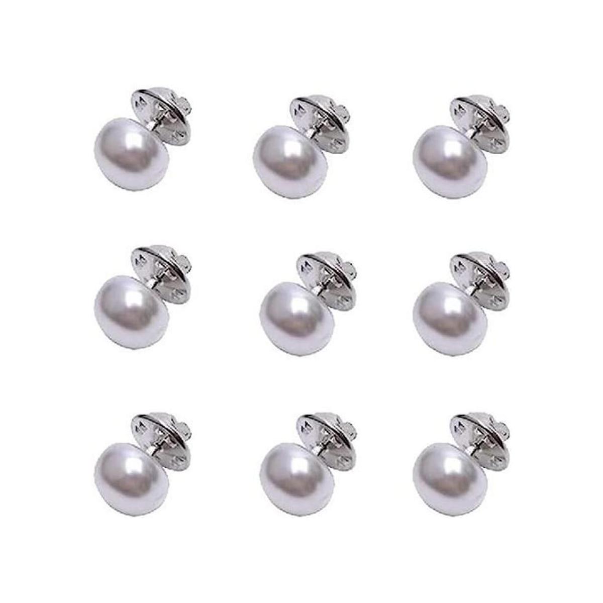 Broches de perlas artificiales para mujer