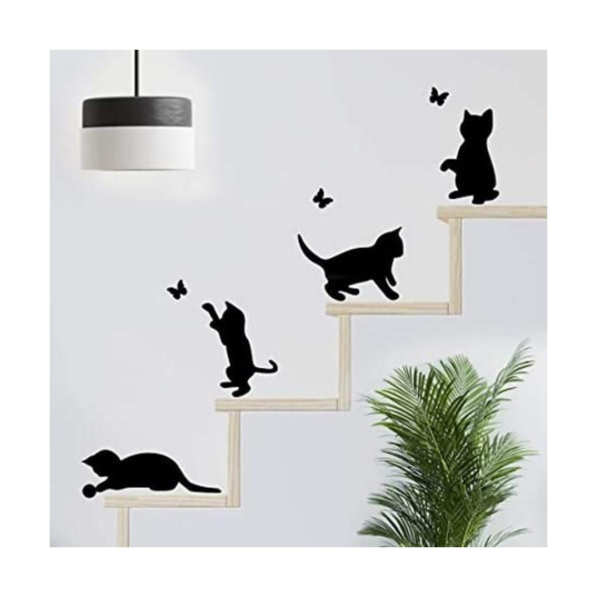 Pegatinas de pared divertidas para gatos