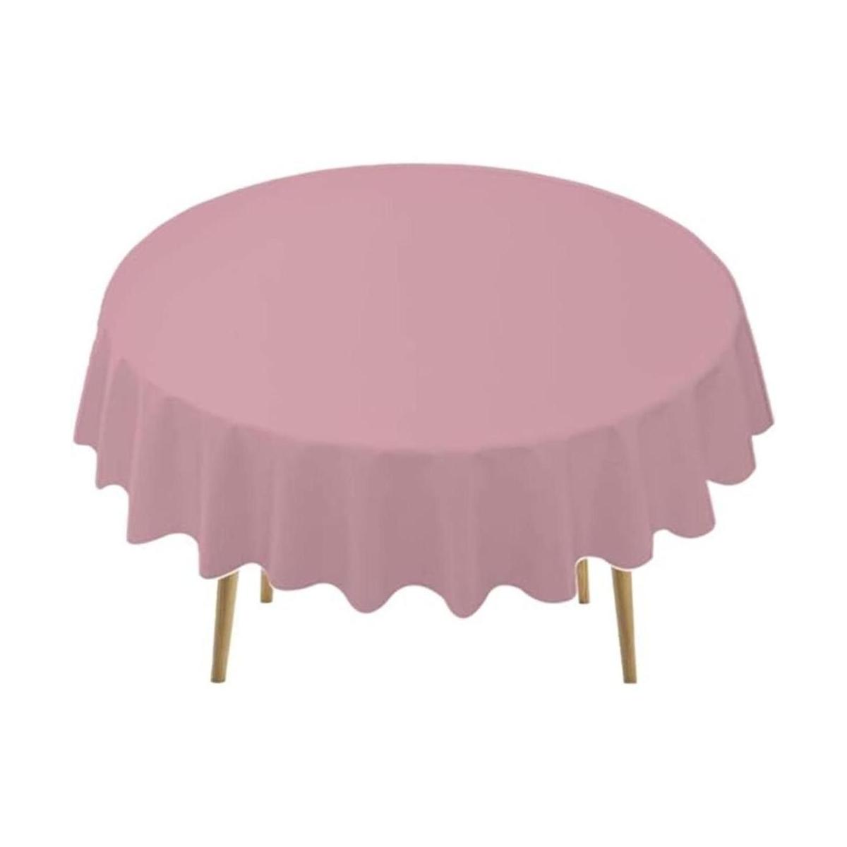 Juego de manteles desechables rosa